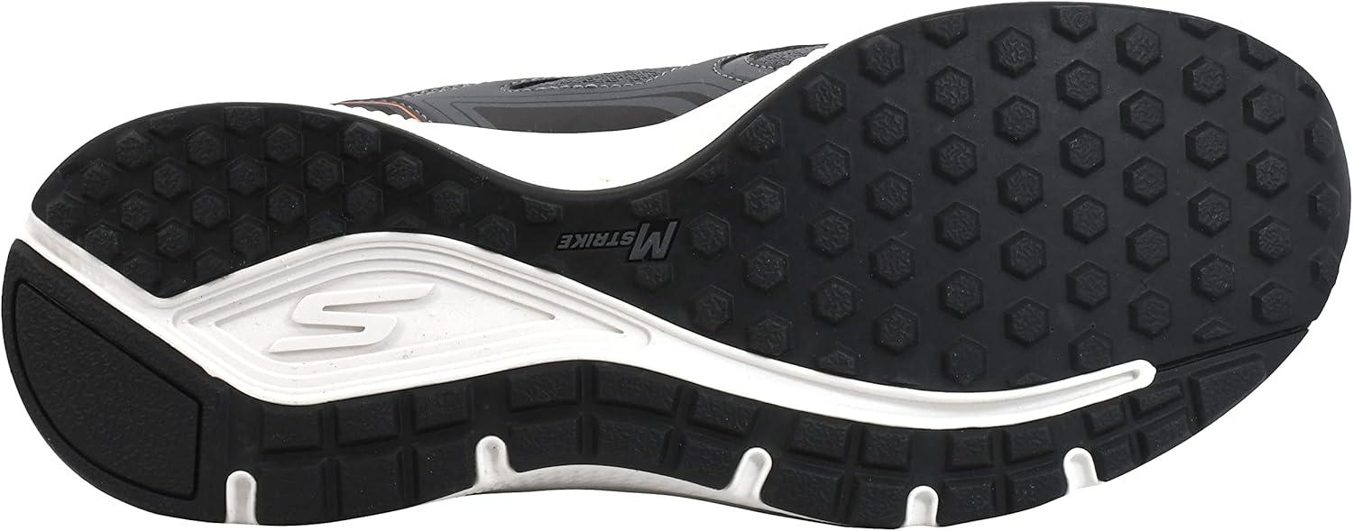 imageSkechers Mens GOrun ConsistentSneakerCharcoalOrange