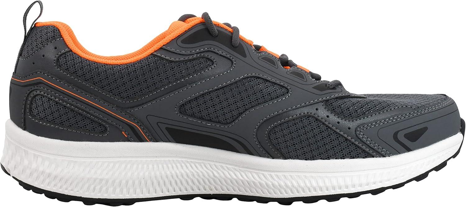 imageSkechers Mens GOrun ConsistentSneakerCharcoalOrange