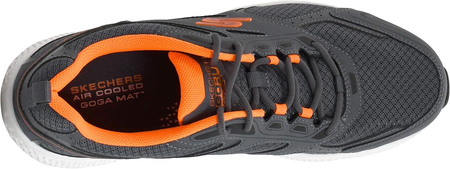imageSkechers Mens GOrun ConsistentSneakerCharcoalOrange