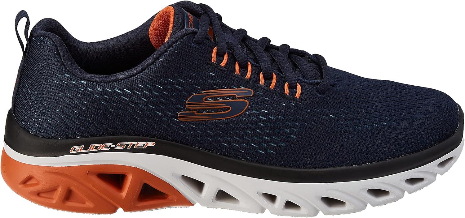 imageSkechers Mens GOrun ConsistentSneakerNavy Orange