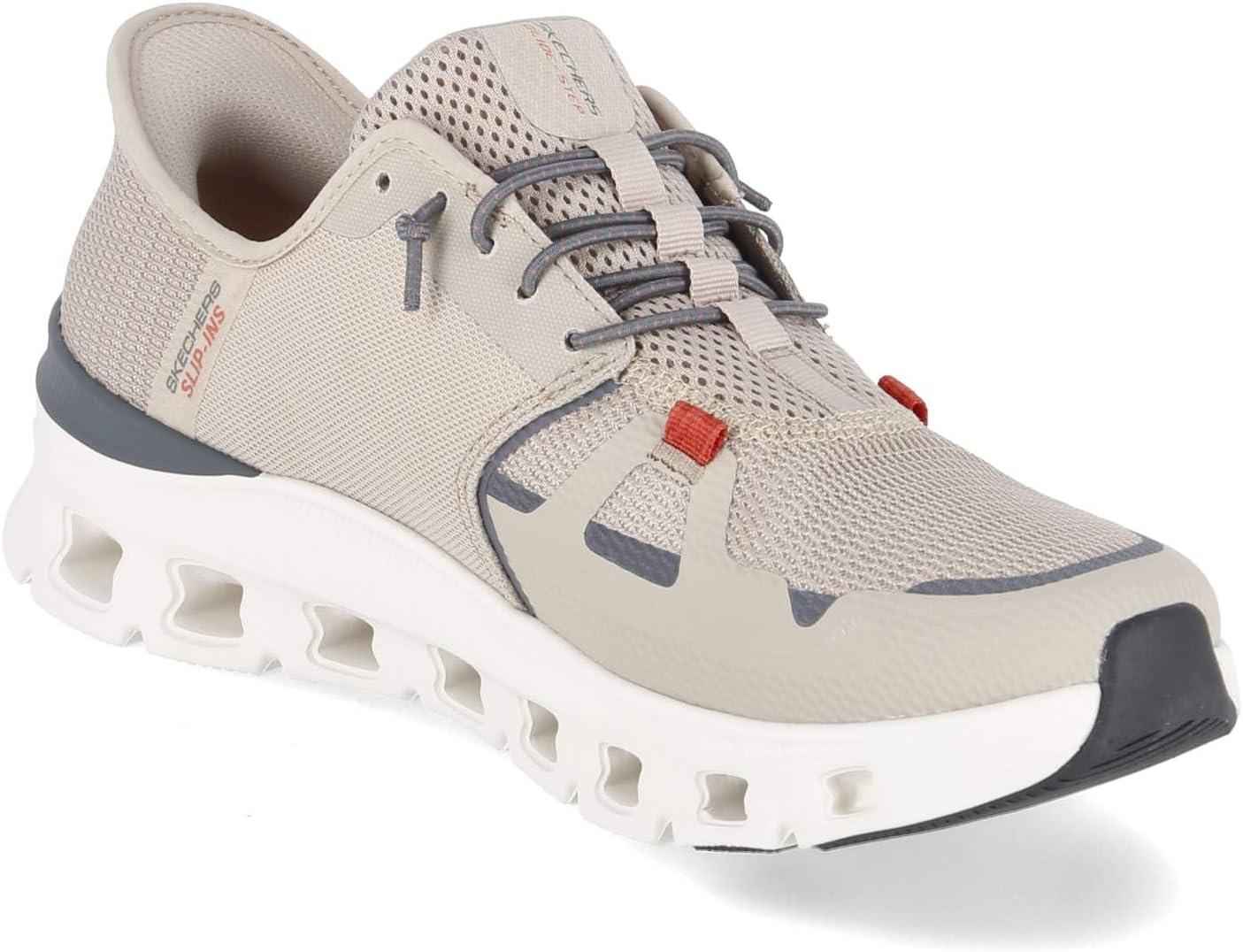 imageSkechers Mens GlideStep Pro Hands Free SlipinTaupe Orange