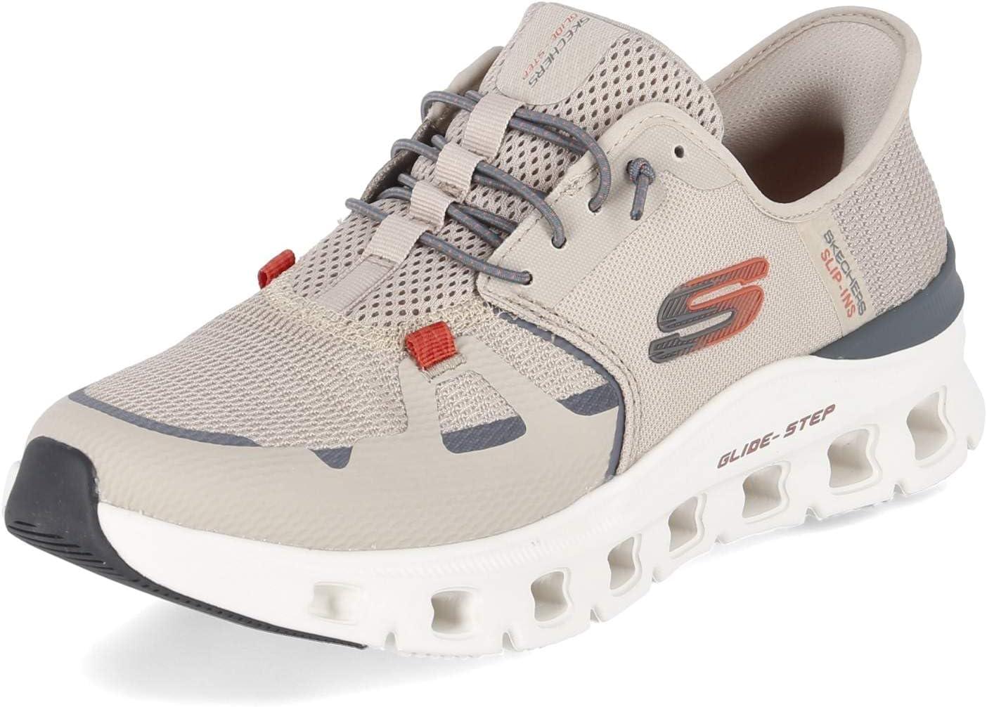 imageSkechers Mens GlideStep Pro Hands Free SlipinTaupe Orange