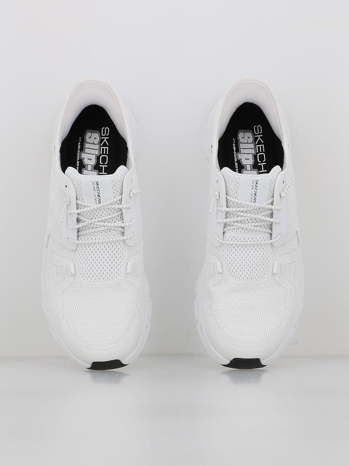 imageSkechers Mens GlideStep Pro Hands Free SlipinWhite Mesh Hotmelt