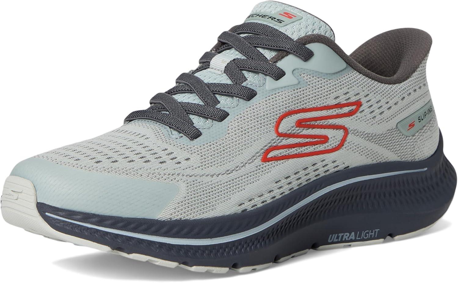 imageSkechers Mens Go Run Consistent 20 Lockhart SneakerGrayCharcoal