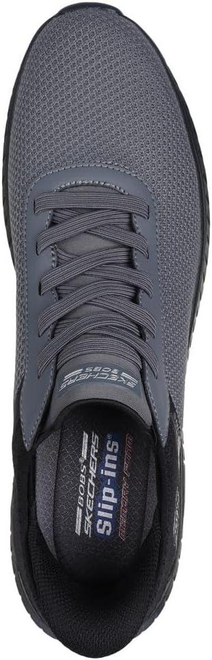 imageSkechers Mens Hands Free Slipins Squad Chaos  Balanced EdgeDark Gray