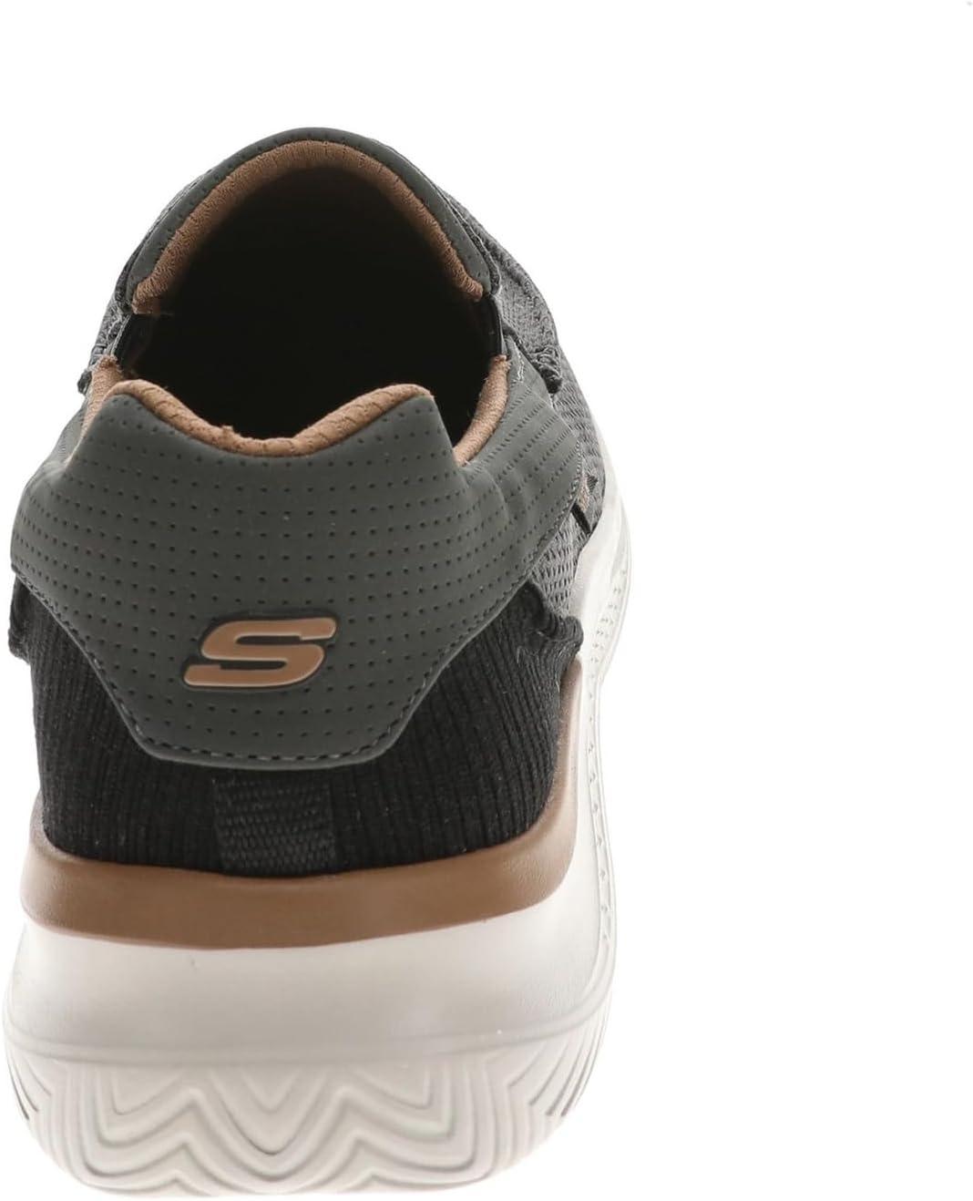 imageSkechers Mens HastingMarco SneakerGreyBlack