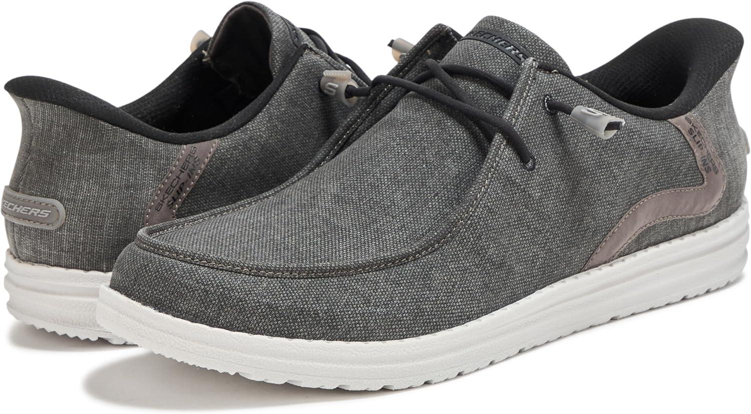 imageSkechers Mens MelsonCoronado SneakerBlackGrey