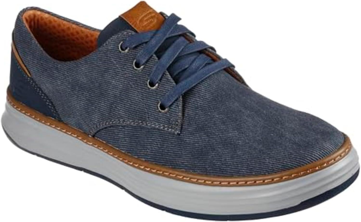 imageSkechers Mens MorenoEderson Canvas Oxford ShoeBlue