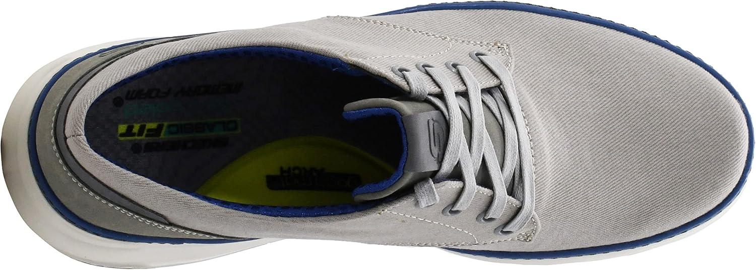 imageSkechers Mens MorenoEderson Canvas Oxford ShoeGrey Gry 037