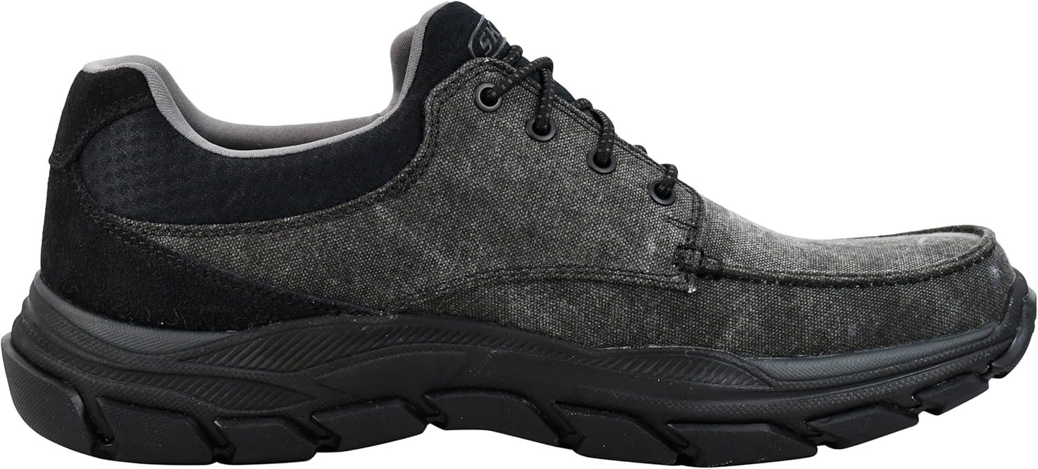 imageSkechers Mens RespectedLoleto Moc Toe Bungee Lace Slip OnBlackBlack