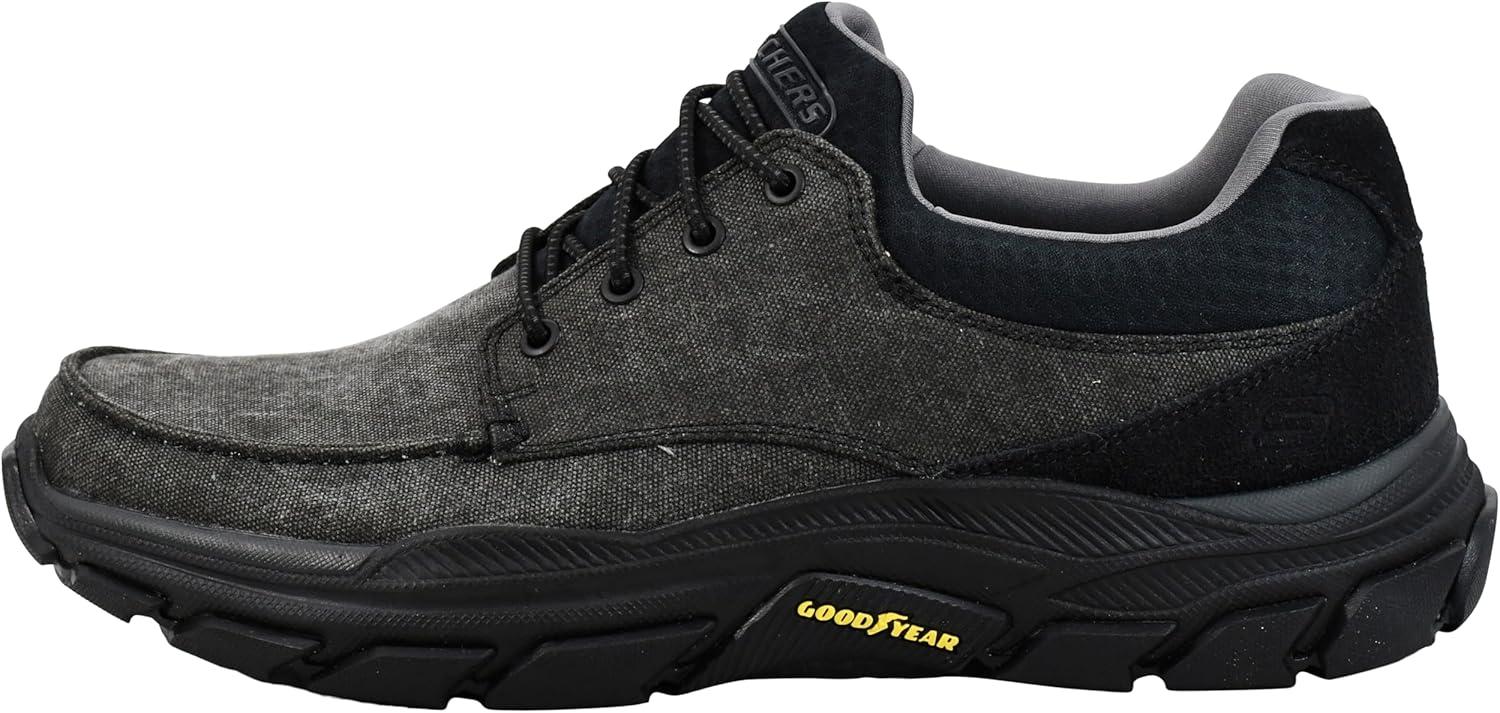 imageSkechers Mens RespectedLoleto Moc Toe Bungee Lace Slip OnBlackBlack