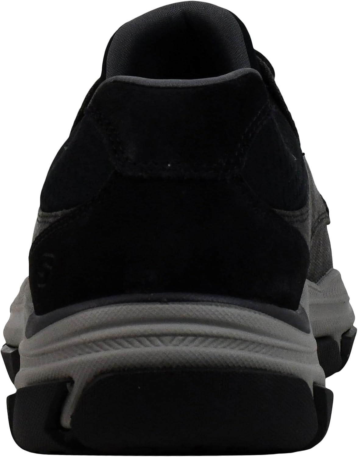 imageSkechers Mens RespectedLoleto Moc Toe Bungee Lace Slip OnBlackGrey