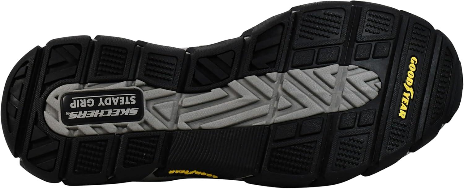 imageSkechers Mens RespectedLoleto Moc Toe Bungee Lace Slip OnBlackGrey