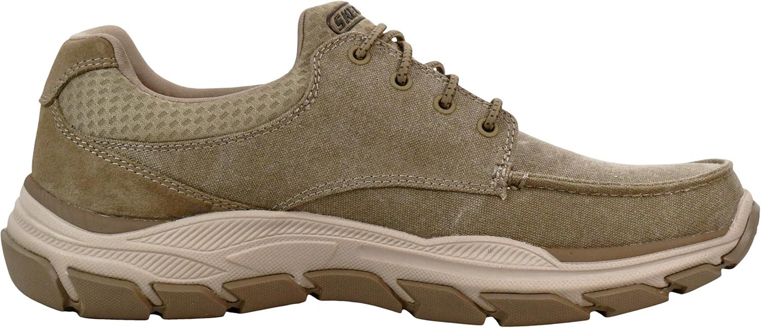 imageSkechers Mens RespectedLoleto Moc Toe Bungee Lace Slip OnKhaki