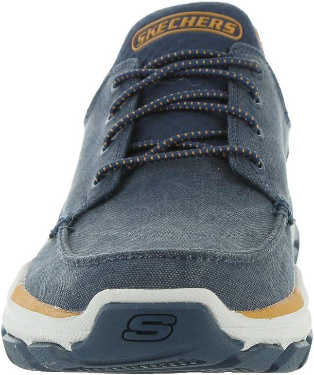 imageSkechers Mens RespectedLoleto Moc Toe Bungee Lace Slip OnNavy