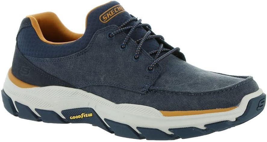 imageSkechers Mens RespectedLoleto Moc Toe Bungee Lace Slip OnNavy