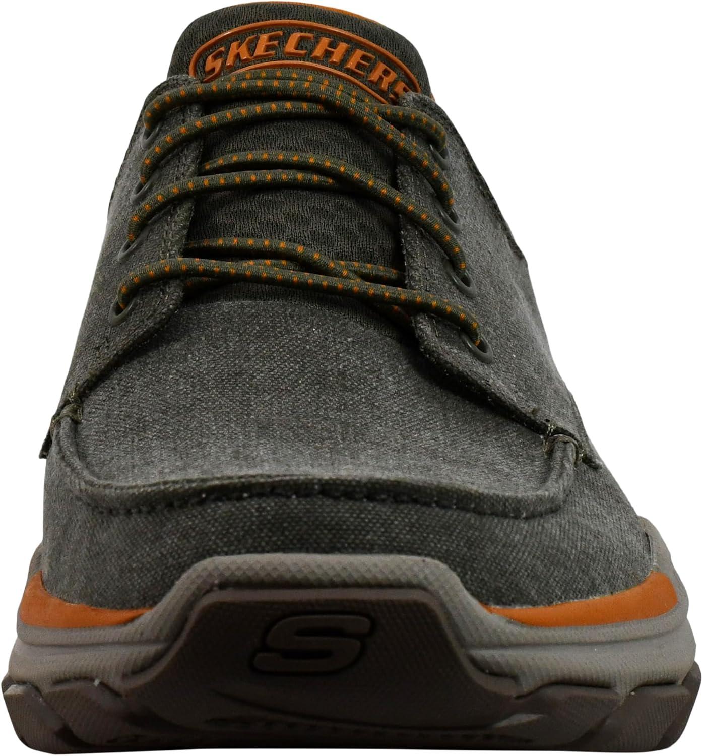 imageSkechers Mens RespectedLoleto Moc Toe Bungee Lace Slip OnOlive