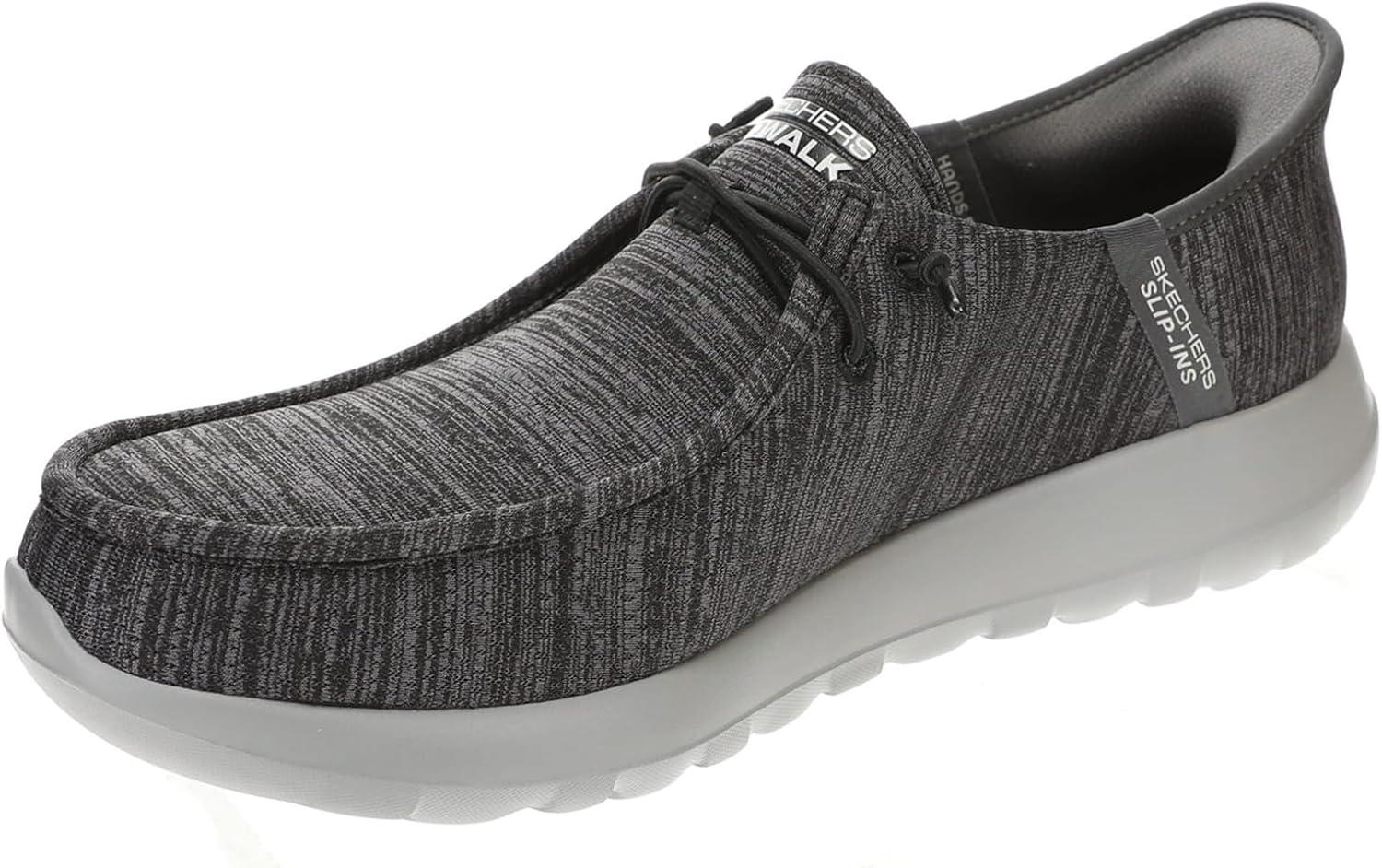 imageSkechers Mens Slip Ins Go Walk Max Free HandsCharcoalBlack