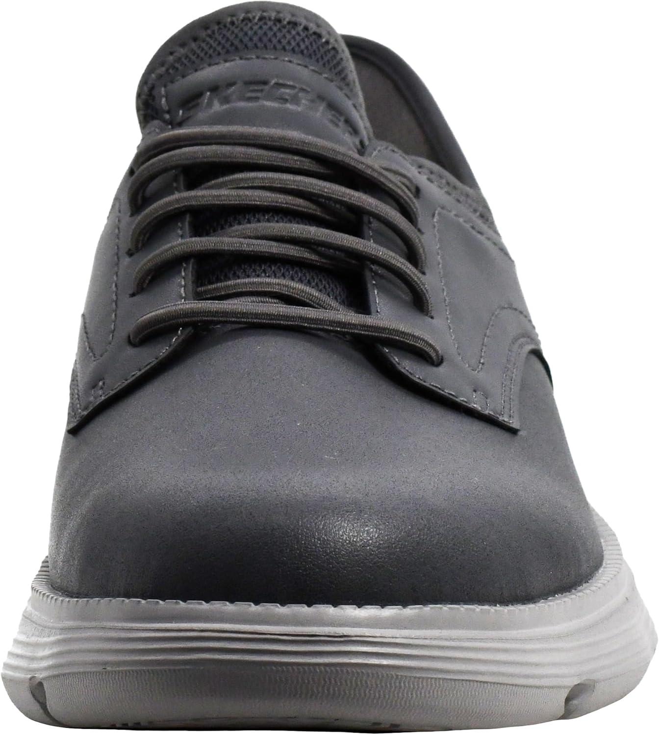 imageSkechers Mens Slipins Garza Gervin Casual SlipOn ShoesCharcoal