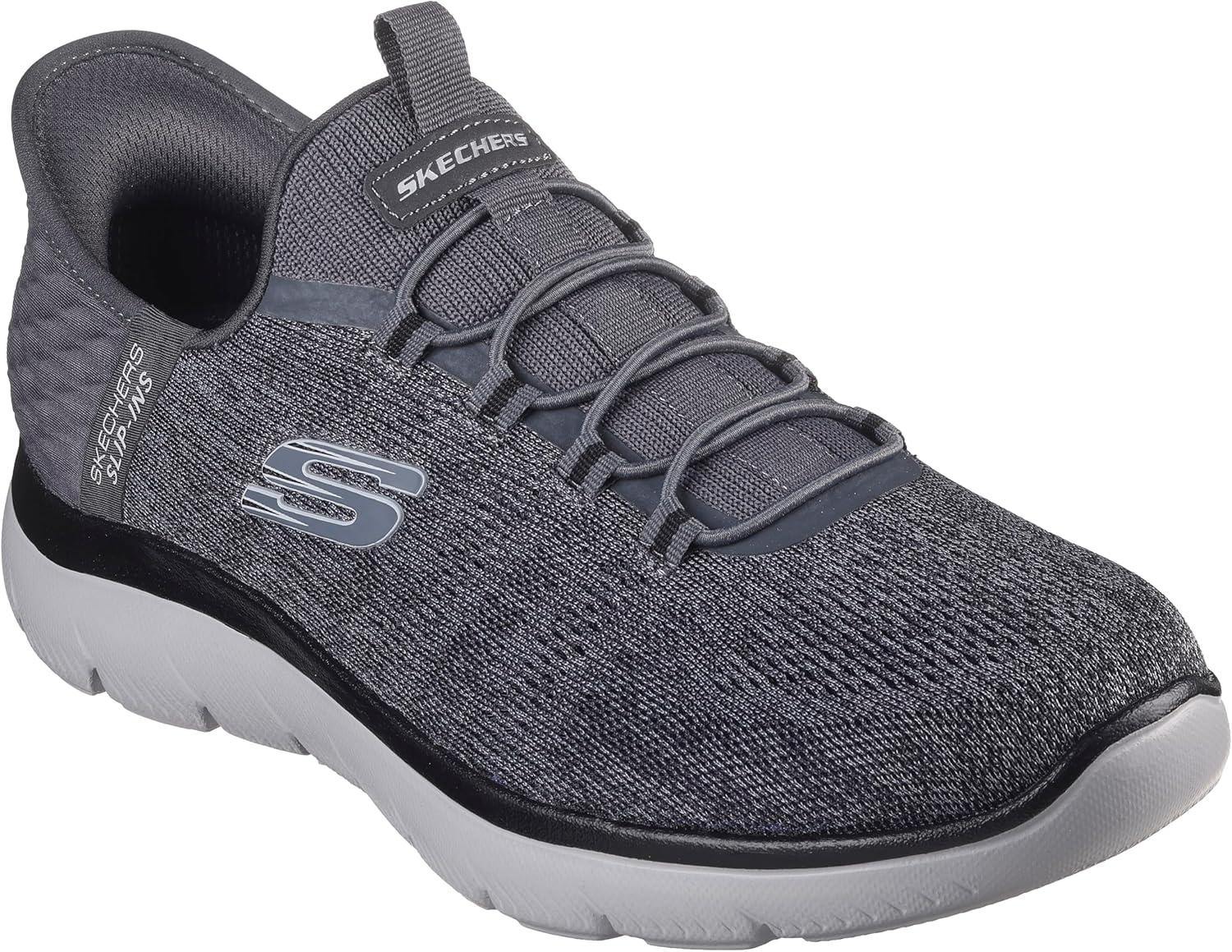 imageSkechers Mens Summits Key Pace Hands Free SlipinCharcoalBlack