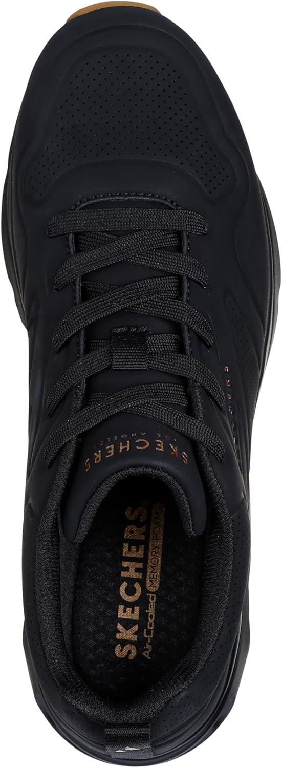 imageSkechers Mens Tresair UnoCasairal Fashion SneakersBlackBlack
