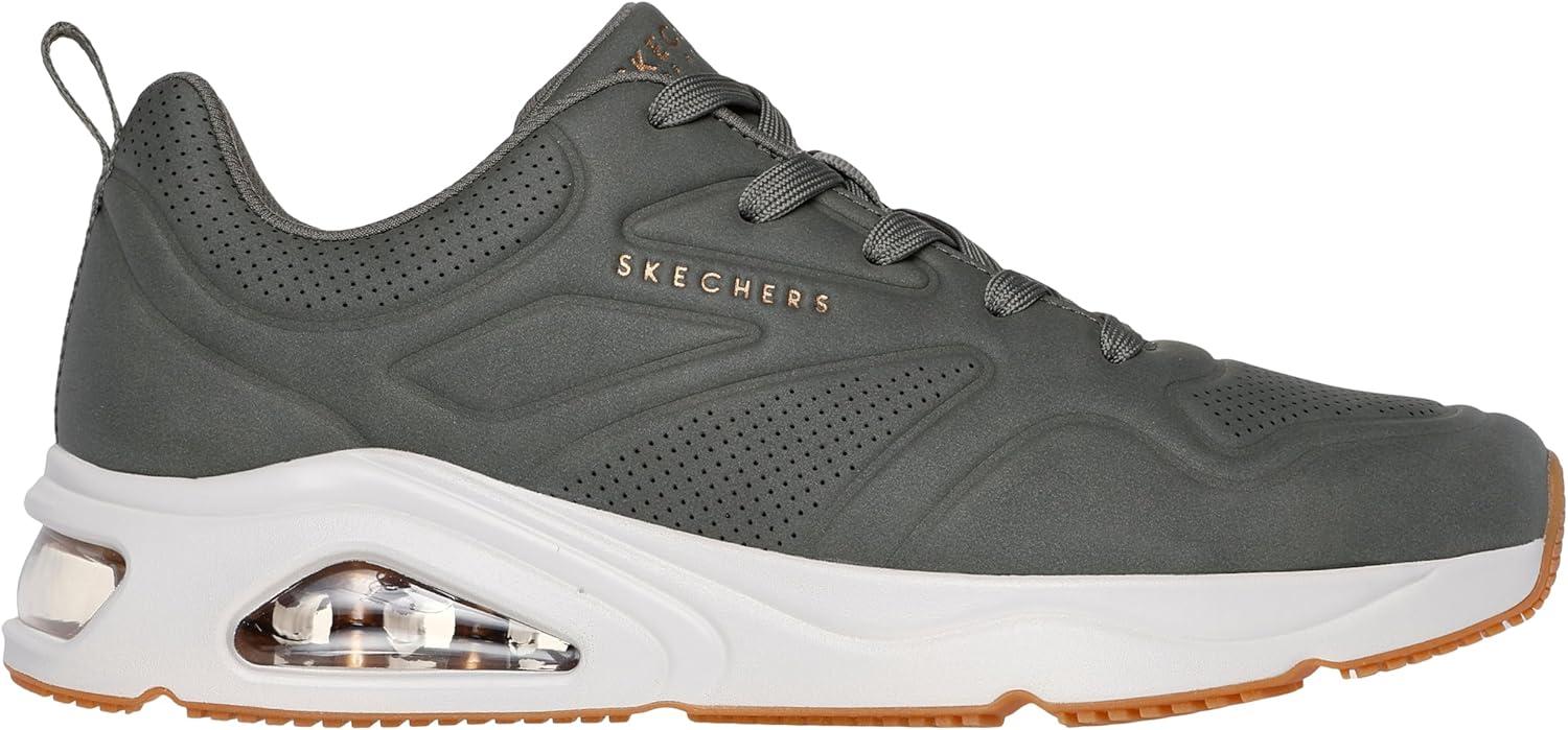 imageSkechers Mens Tresair UnoCasairal Fashion SneakersOlive