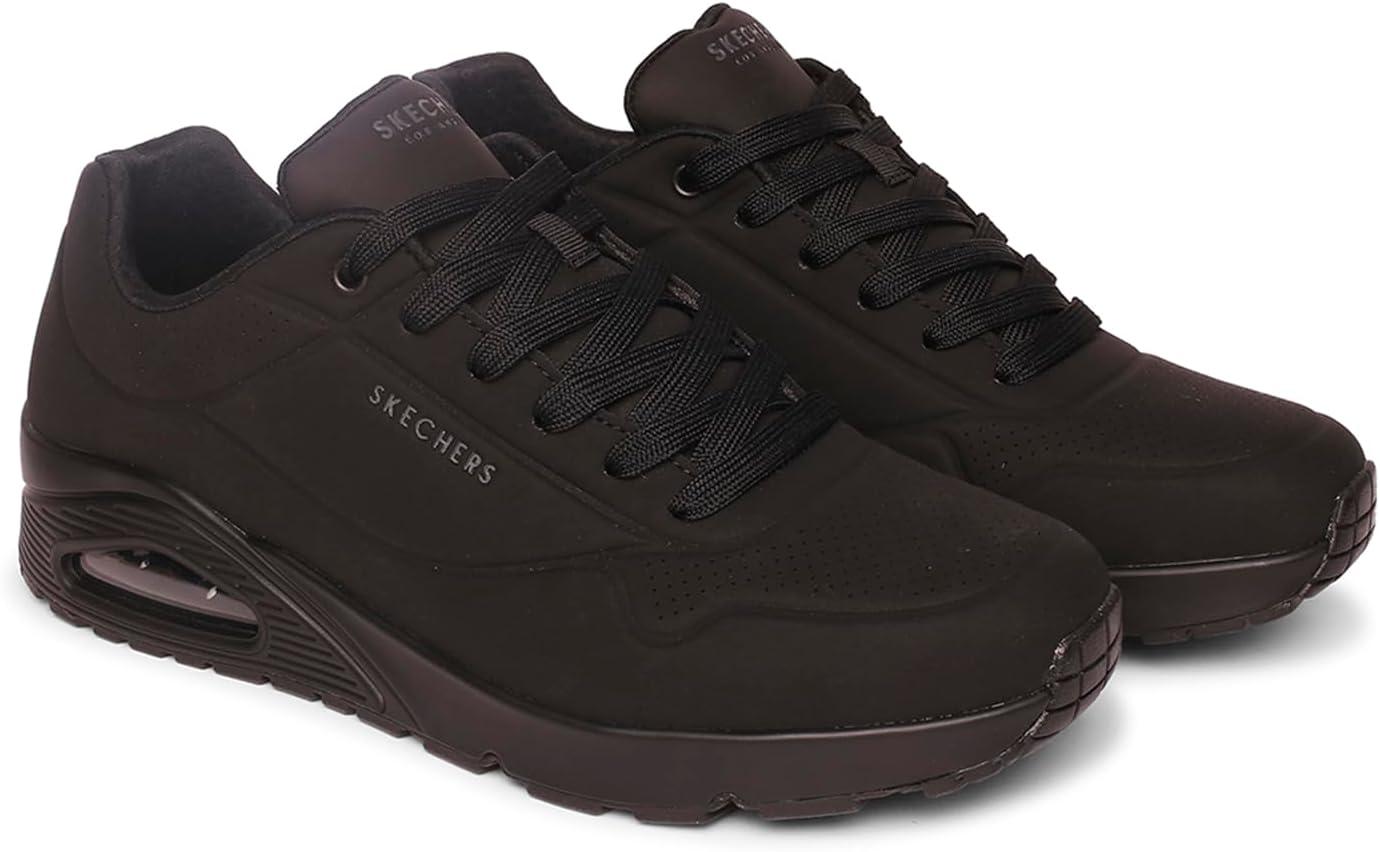imageSkechers Mens UnoStand on Air SneakerBlackBlack
