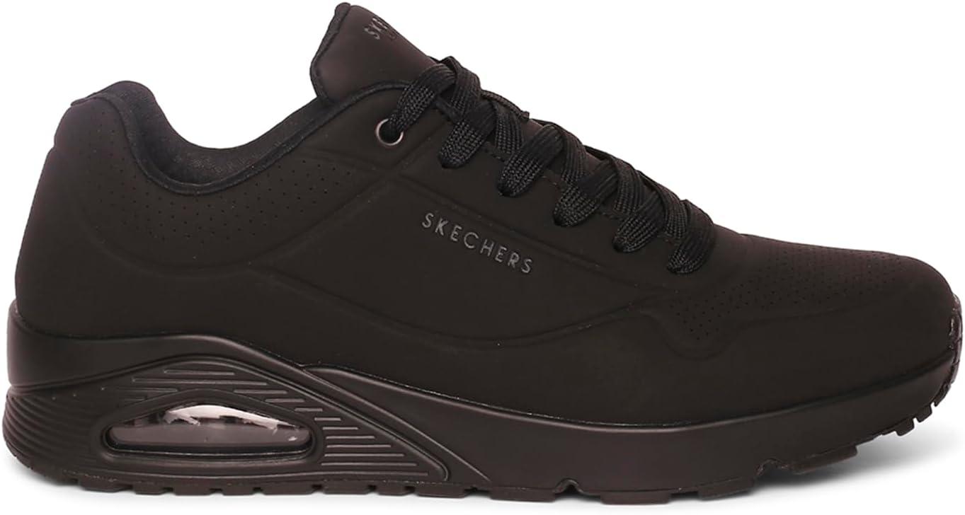 imageSkechers Mens UnoStand on Air SneakerBlackBlack