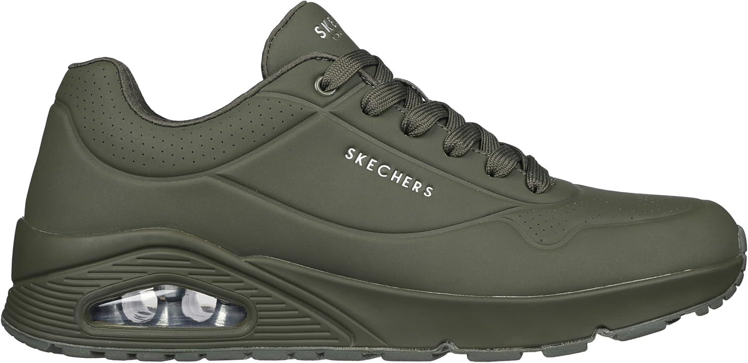 imageSkechers Mens UnoStand on Air SneakerDark Green