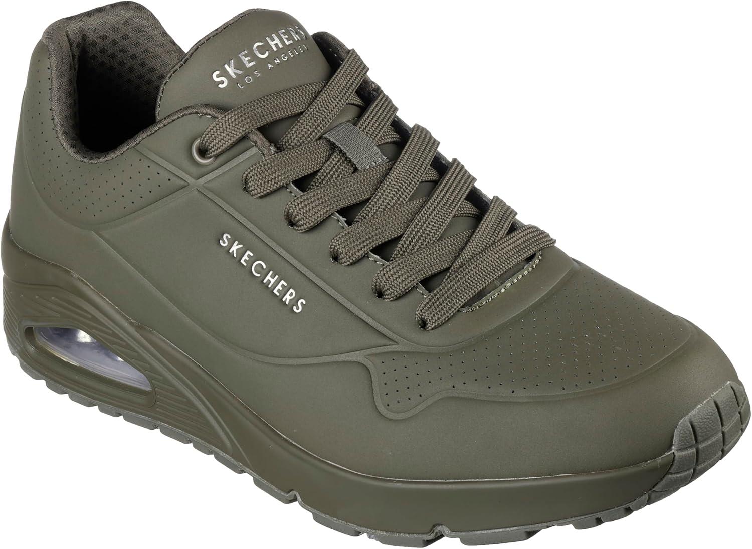 imageSkechers Mens UnoStand on Air SneakerDark Green