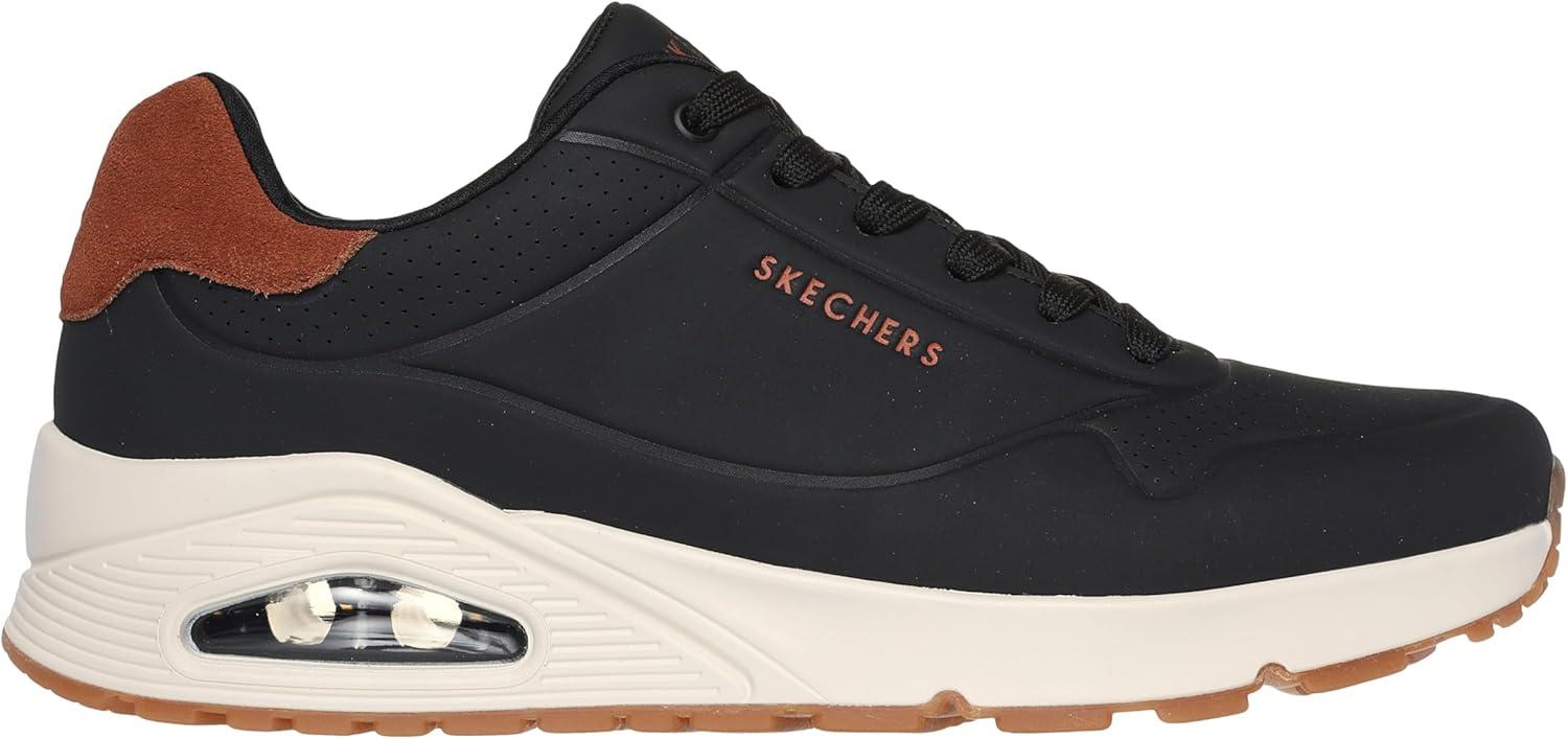 imageSkechers Mens UnoSuited on Air SneakerBlack