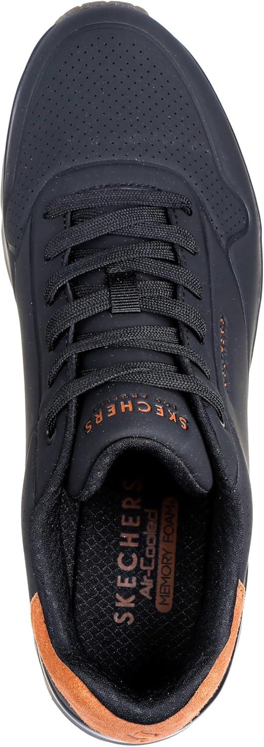 imageSkechers Mens UnoSuited on Air SneakerBlackBlack