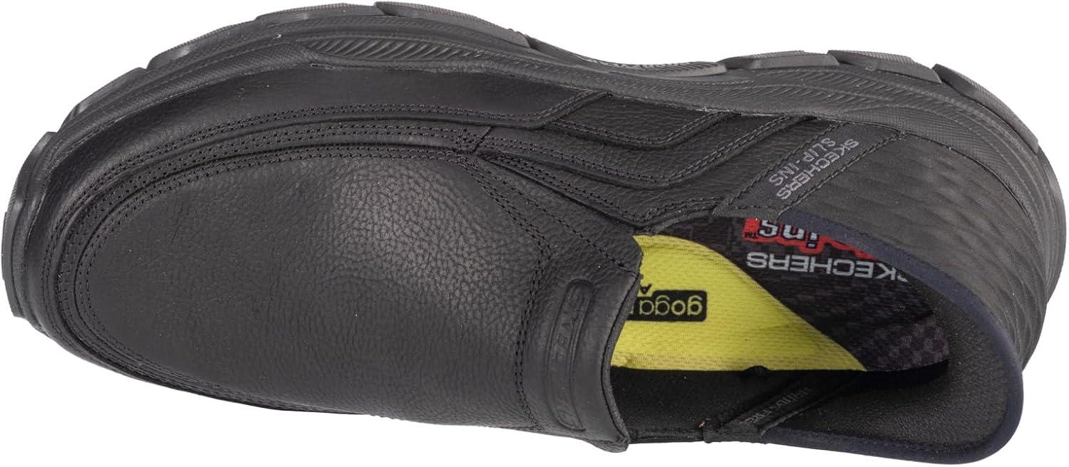 imageSkechers USA Mens RespectedElgin 204810 Moc Toe Leather SlipIns 240 cmBbk  BlackBlack