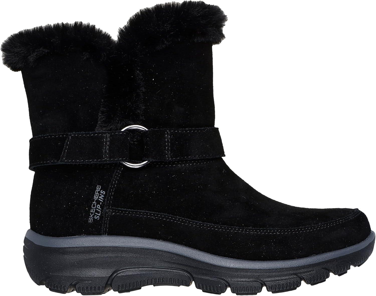 imageSkechers Womens Easy GoingDreamers Luxe Vibe Hands Free Slipins Mid Calf BootBlack