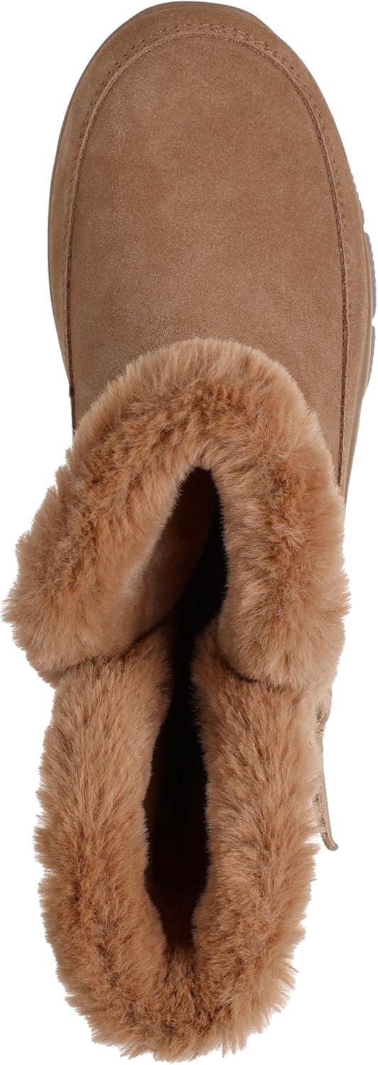 imageSkechers Womens Easy GoingDreamers Luxe Vibe Hands Free Slipins Mid Calf BootChestnut