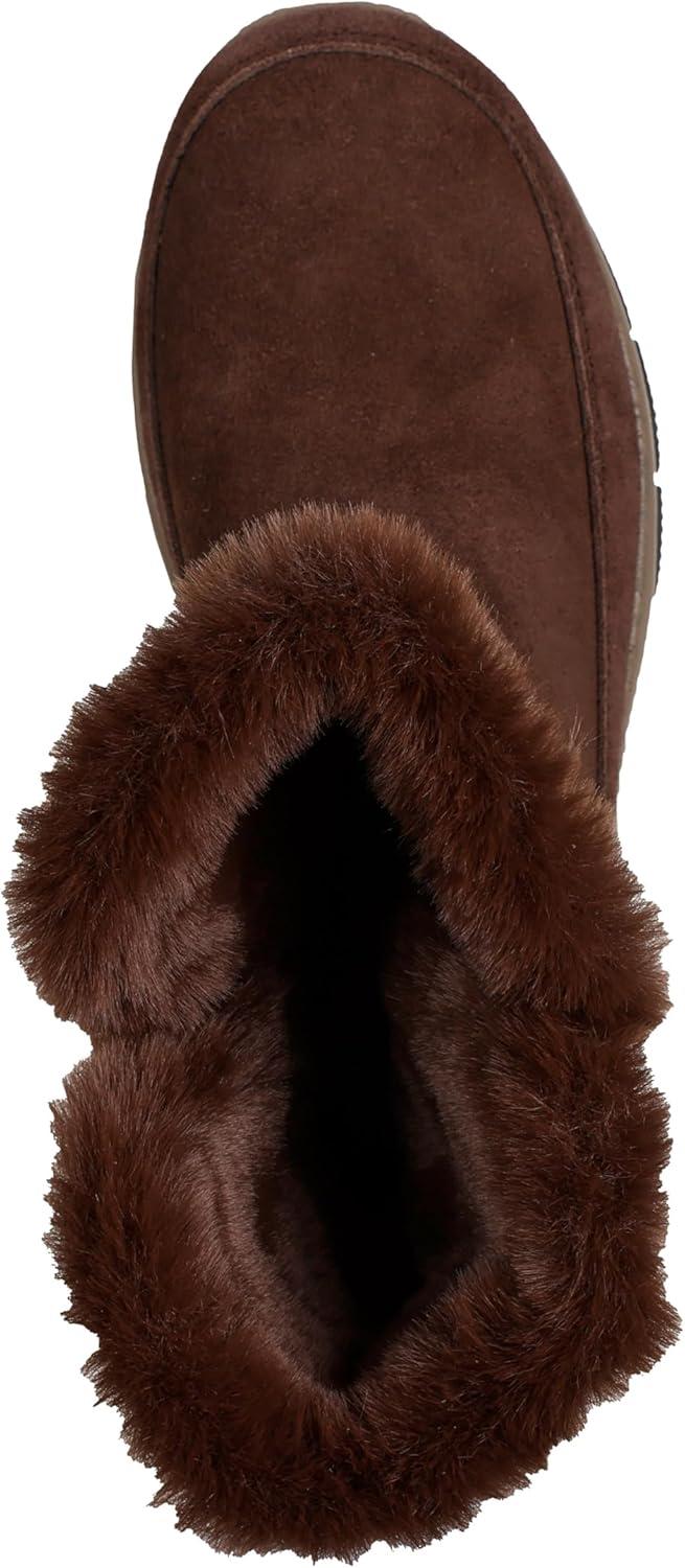 imageSkechers Womens Easy GoingDreamers Luxe Vibe Hands Free Slipins Mid Calf BootChocolate