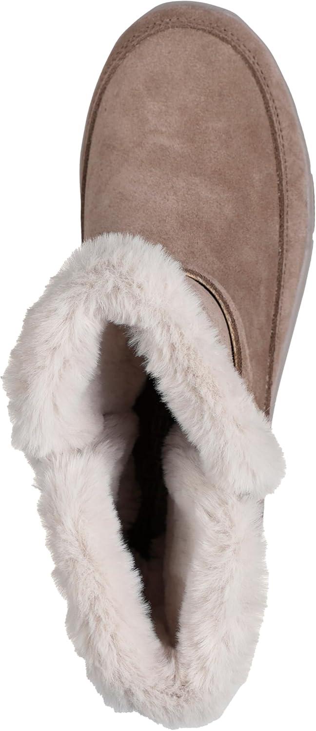 imageSkechers Womens Easy GoingDreamers Luxe Vibe Hands Free Slipins Mid Calf BootDark Taupe