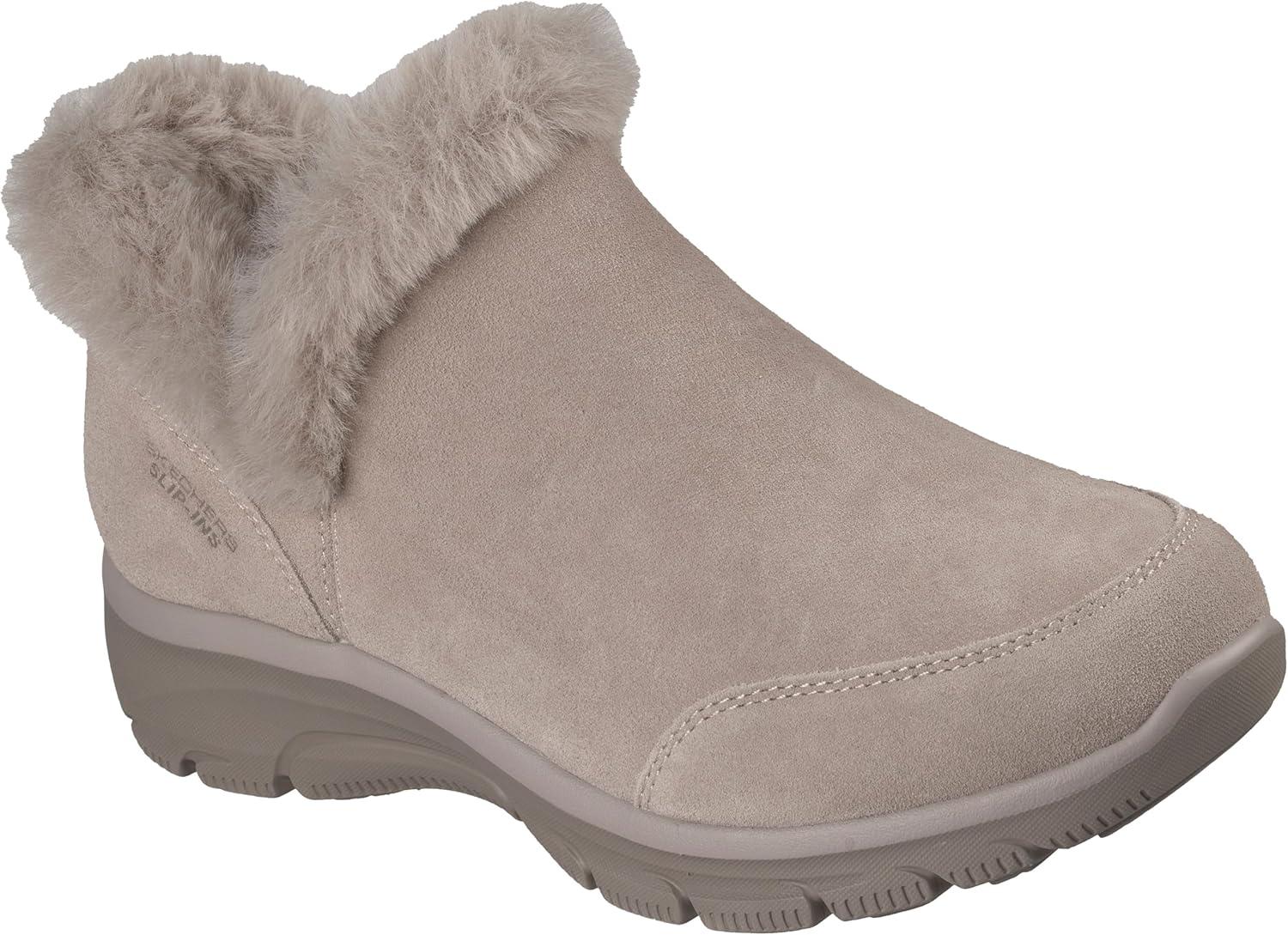 imageSkechers Womens Easy GoingFall Feeling Hands Free Slipins Ankle BootTaupe