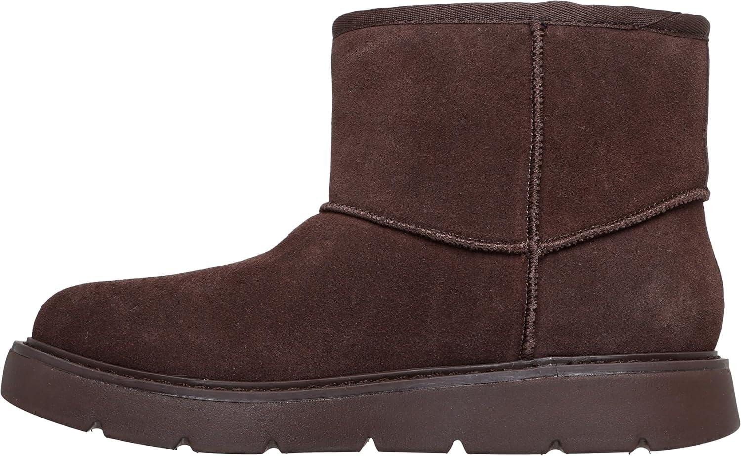 imageSkechers Womens Keepsakes Cozy Shorty Hands Free Slipins Snow BootChocolate
