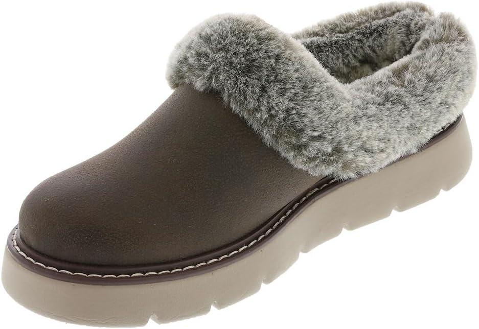 imageSkechers Womens Keepsakes Lite Cozy Blend SlippersChocolate