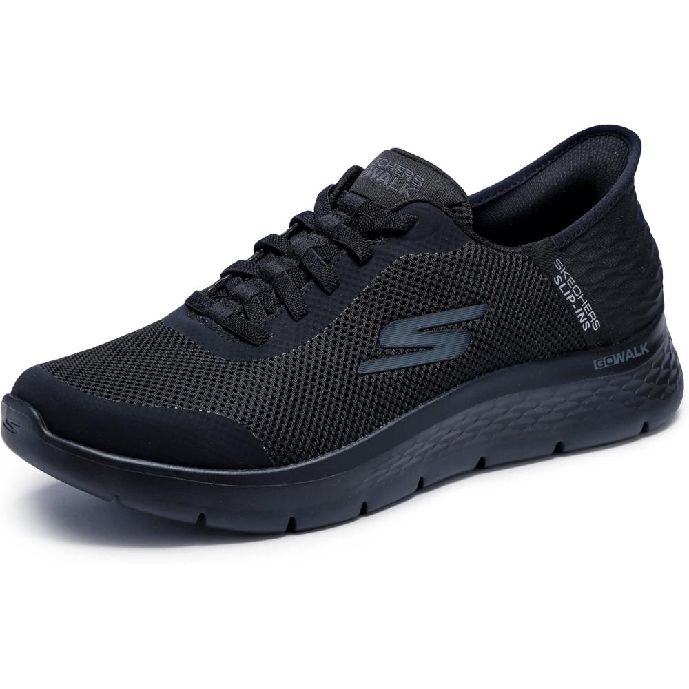 imageSkechers Go Walk Flex Hands Up Hands Free SlipInsBlackBlack