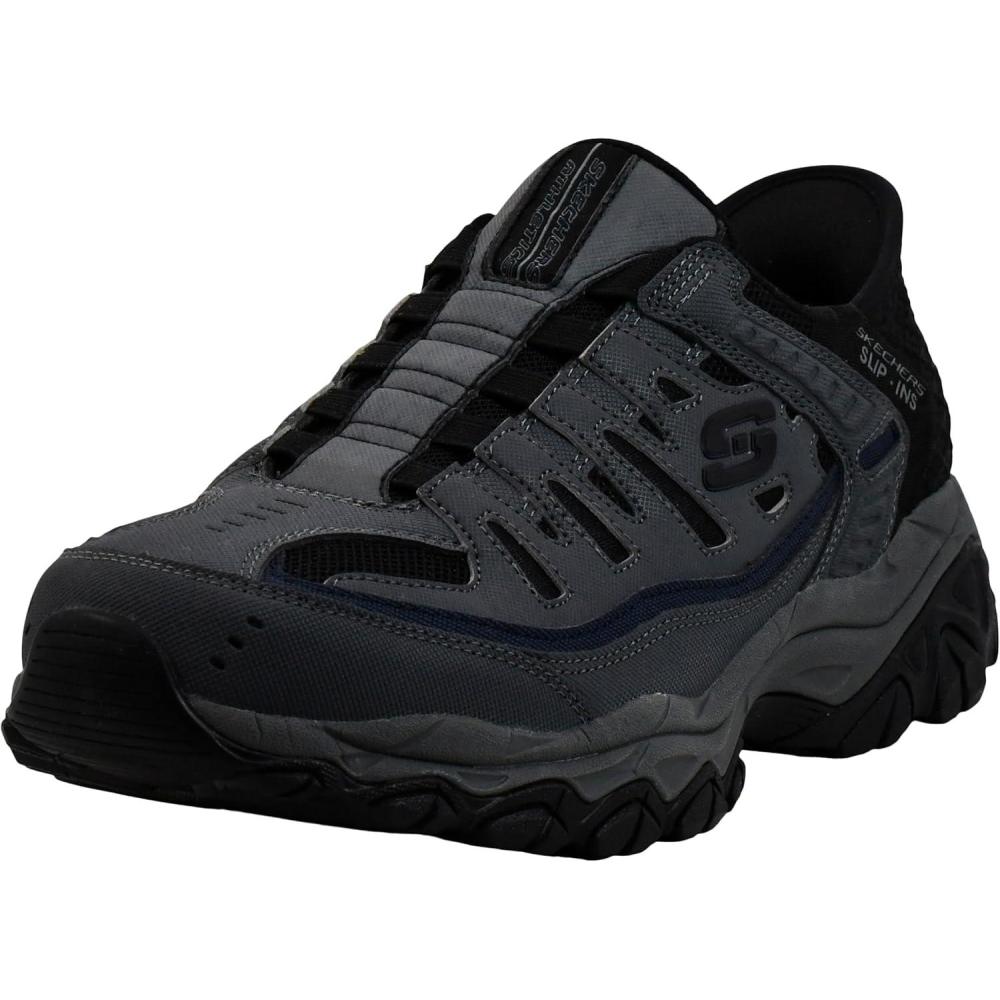 imageSkechers Mens Afterburn M Fit Ridgeburn Hands Free Slipin LoaferCharcoal