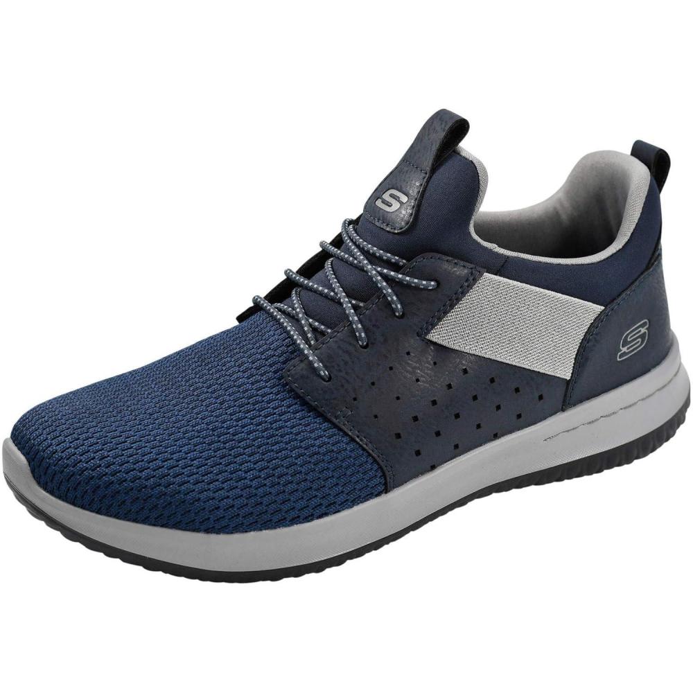 imageSkechers Mens Classic FitDelsonCamden SneakerNavy