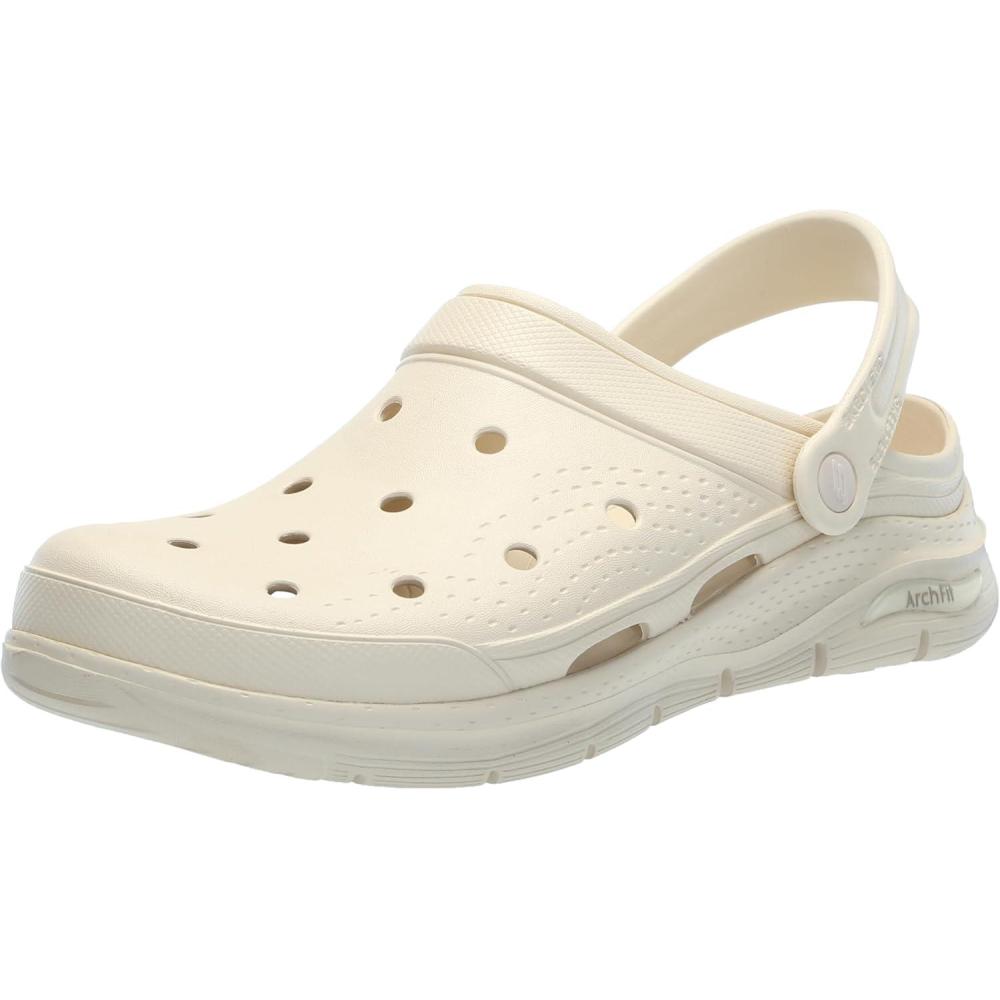 imageSkechers Mens Foamies Arch Fit  Valiant SlipOn ClogOffwhite