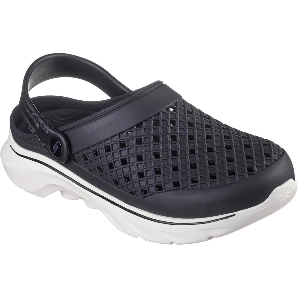 imageSkechers Mens Foamies Go Walk 7Ambition ClogBlackWhite