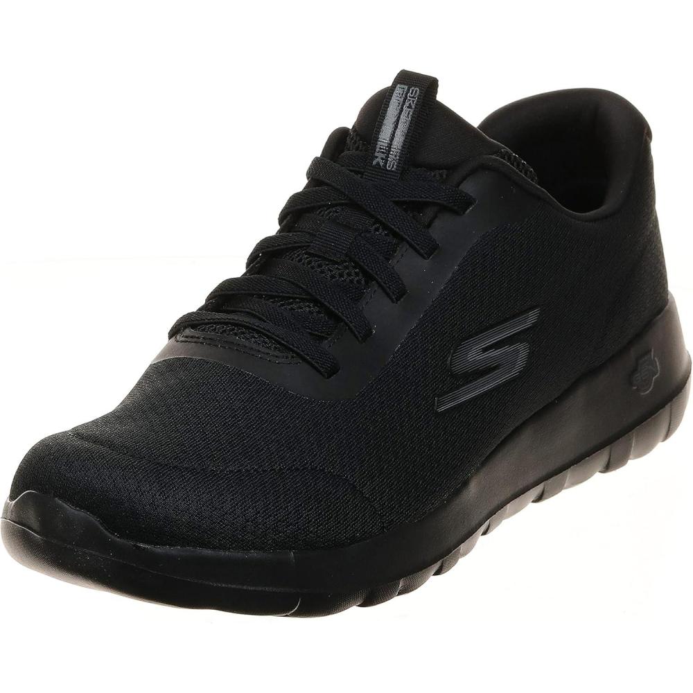 imageSkechers Mens Go Walk MaxBlack Textile Synthetic
