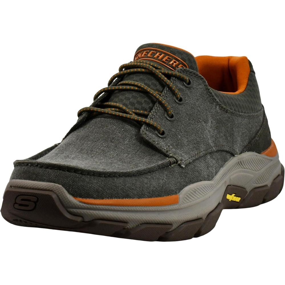 imageSkechers Mens RespectedLoleto Moc Toe Bungee Lace Slip OnOlive