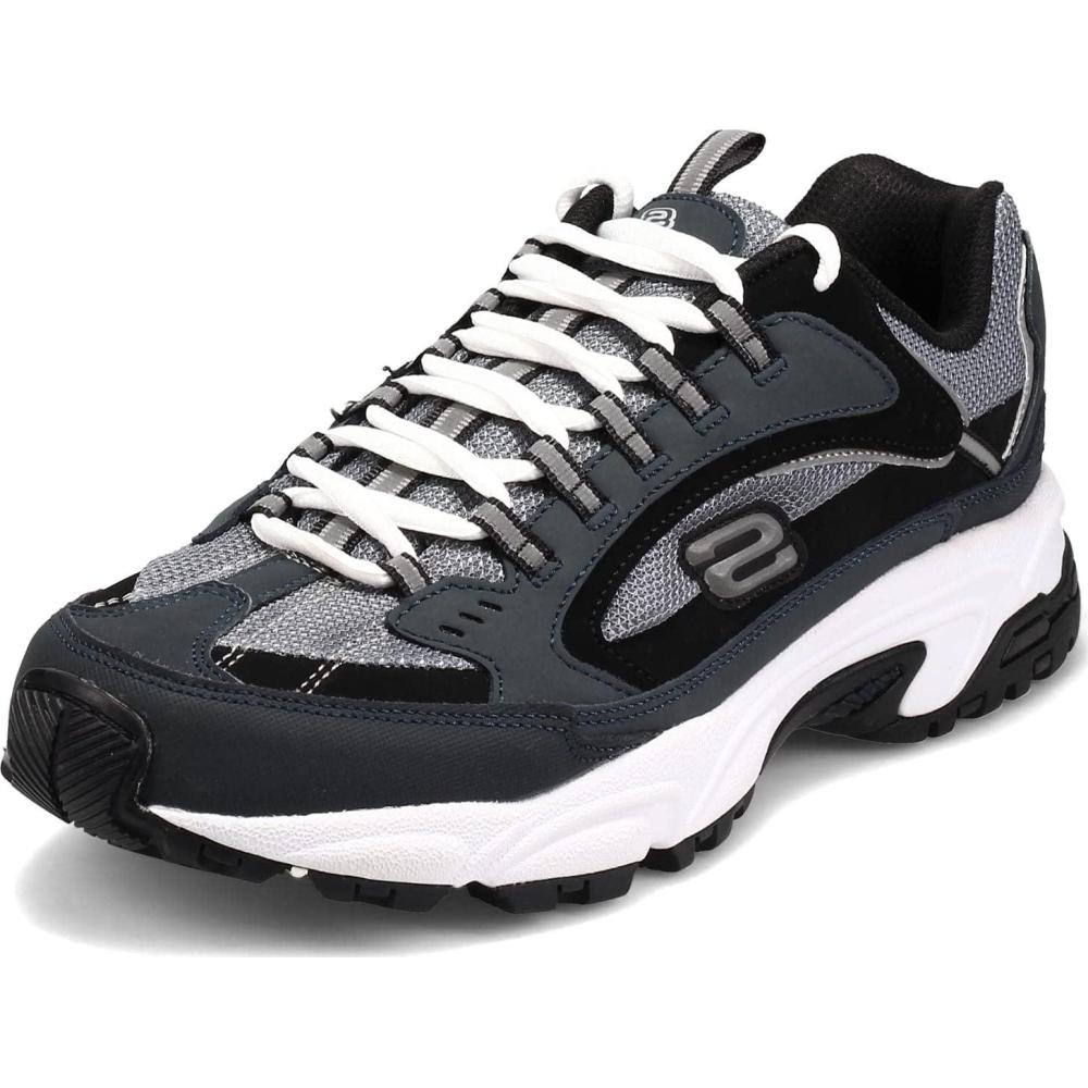 imageSkechers Mens Stamina Nuovo SneakersNavyBlack