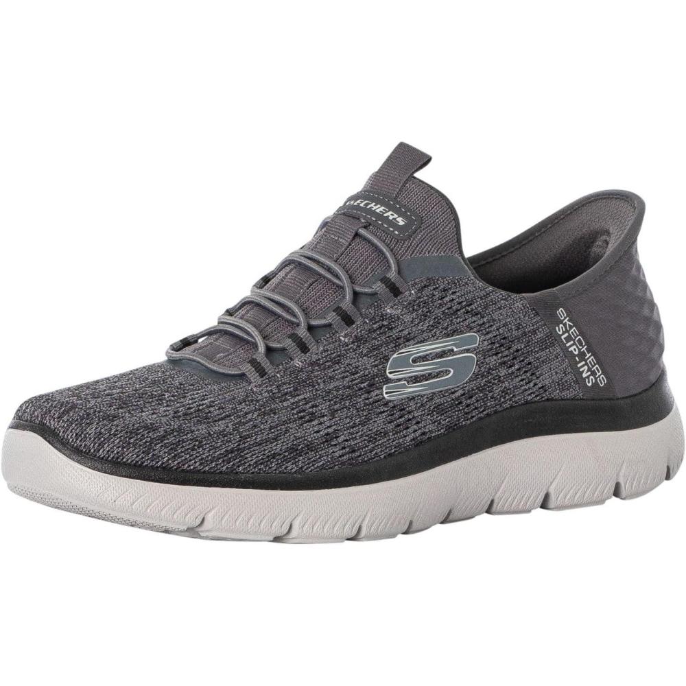 imageSkechers Mens Summits Key Pace Hands Free SlipinCharcoalBlack