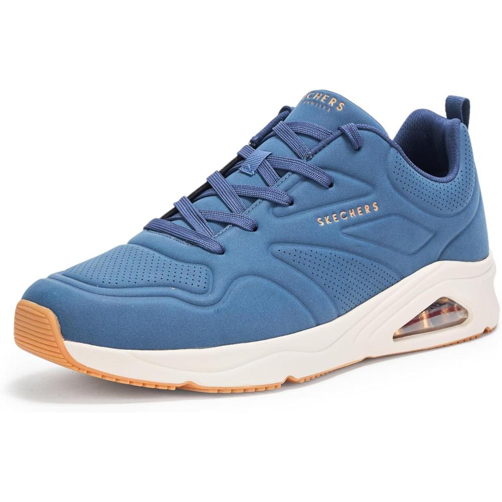 imageSkechers Mens Tresair UnoCasairal Fashion SneakersNavy